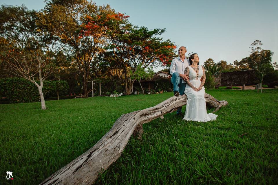 Casal em sintonia