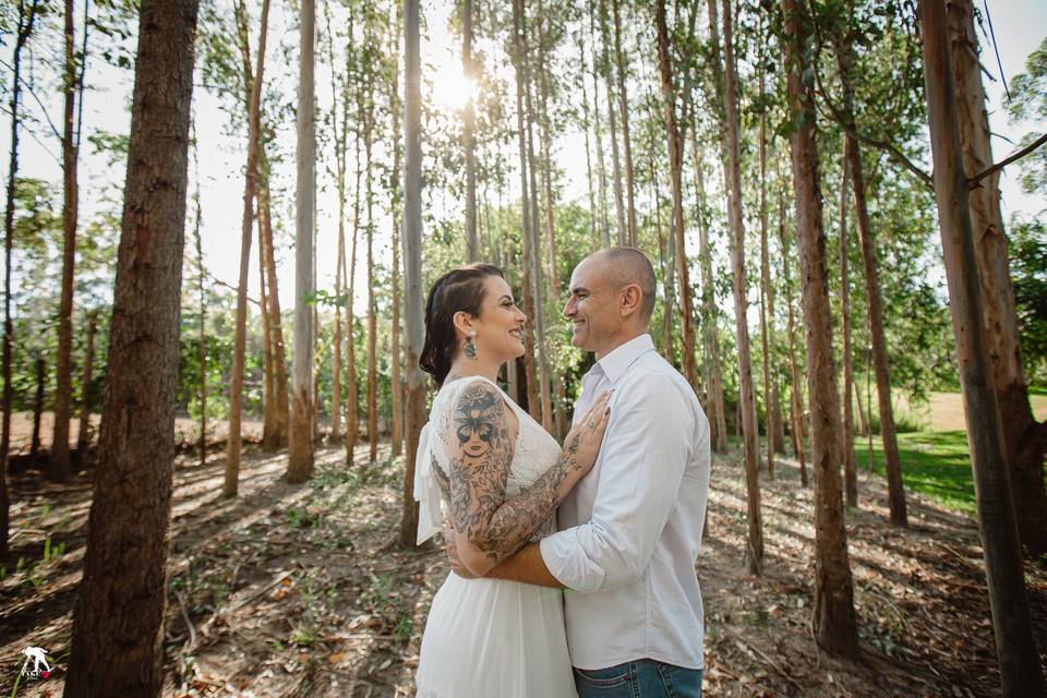 Pré wedding na natureza