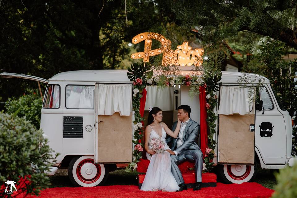 Cabine fotográfica casamento