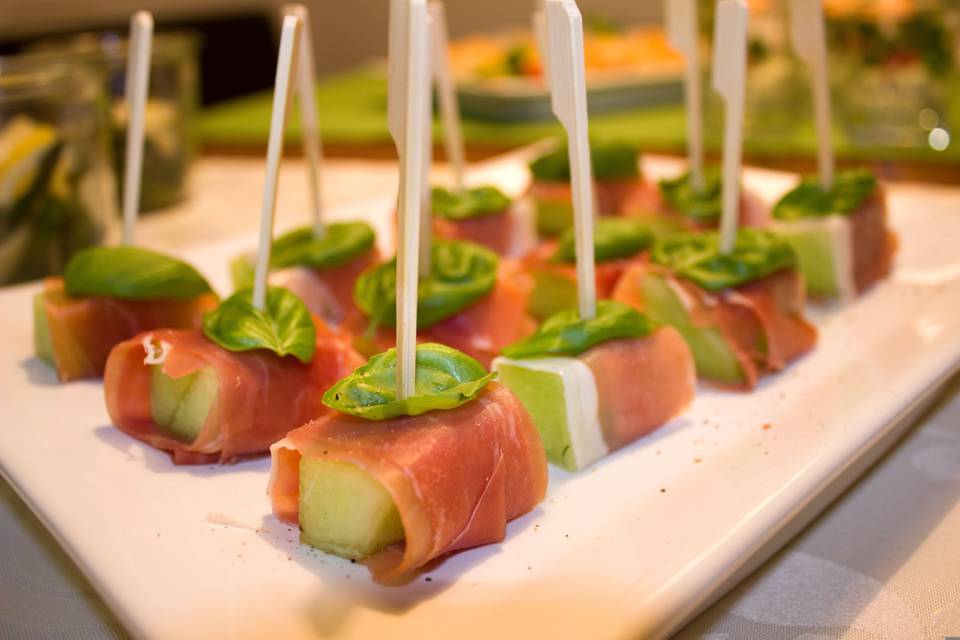 Canapés de Parma