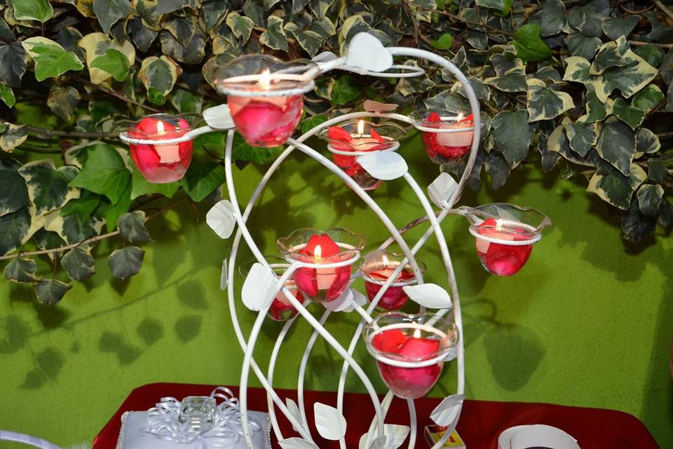 Decoração com velas