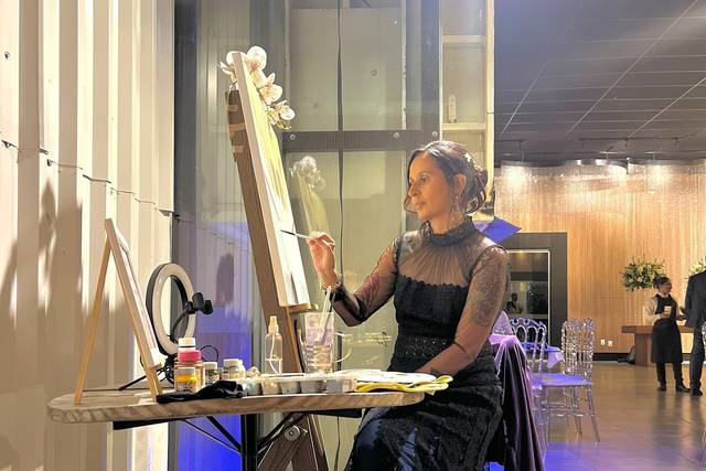 Erika Sandes - Pintura Ao Vivo