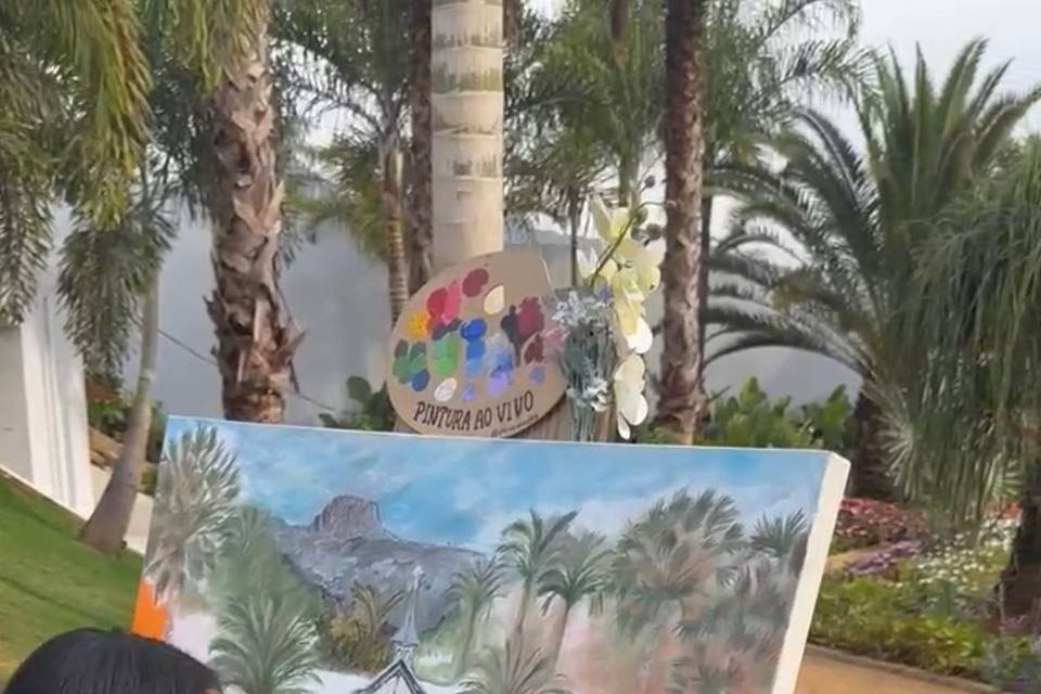 Pintando ao vivo