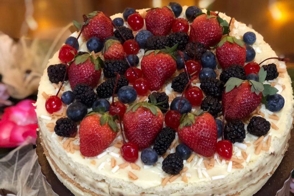 Naked Cake de Nozes