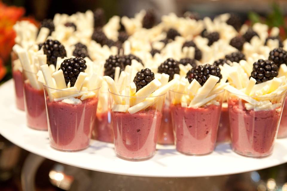 Mini Taça de Frutas Vermelhas