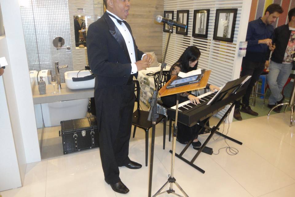 Tenor em evento corporativo