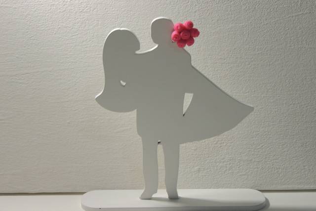 Topo mdf com buquet