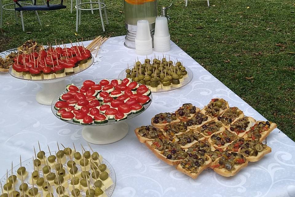 Ilha de canapés