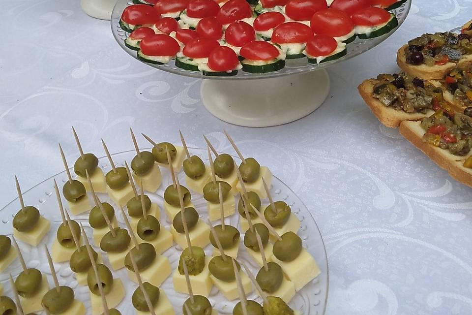 Ilha de canapés