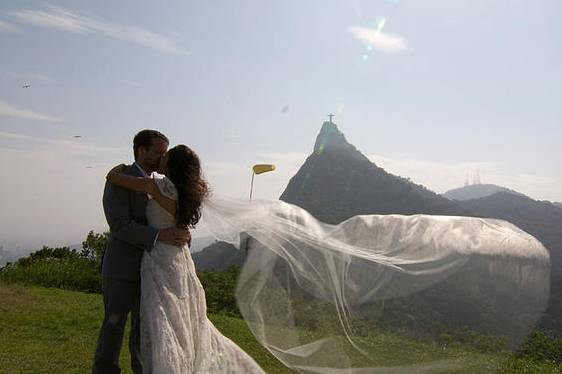 Cristo abençoando o casal