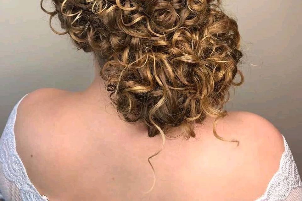 Penteado cacheados