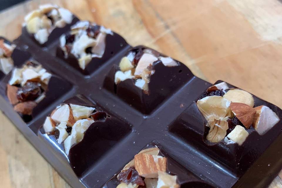 B. chocolate c/ mix castanhas