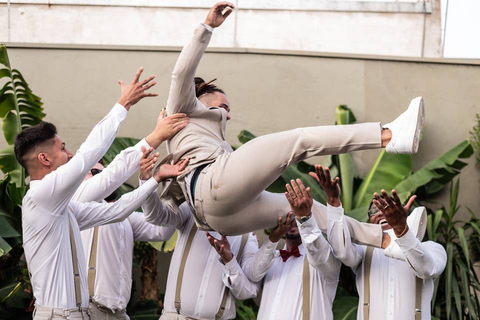 Casamento ao ar livre