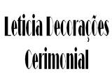 Leticia Decorações Cerimonial logo