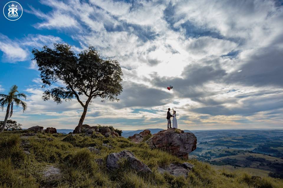 Amor e o por do sol