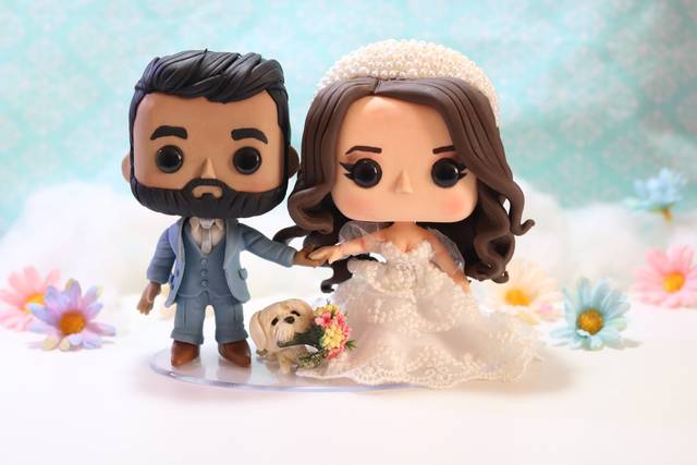 Gle pop casal com pet