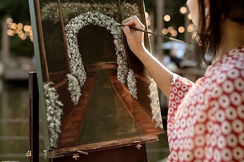 Pintura ao vivo