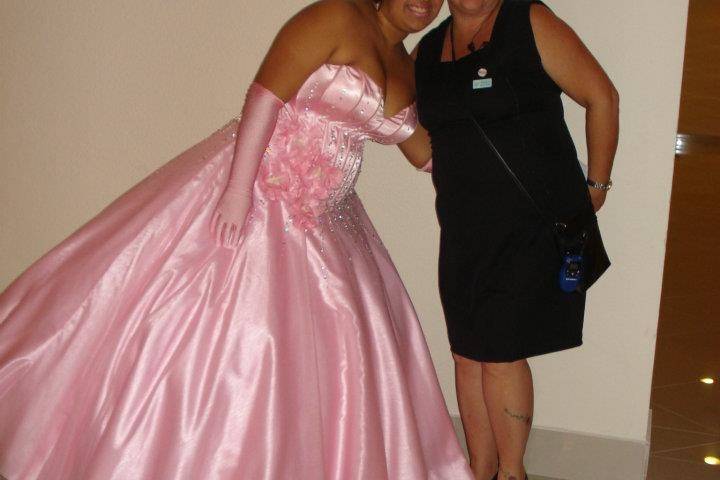 Eu e a debutante Joyce!