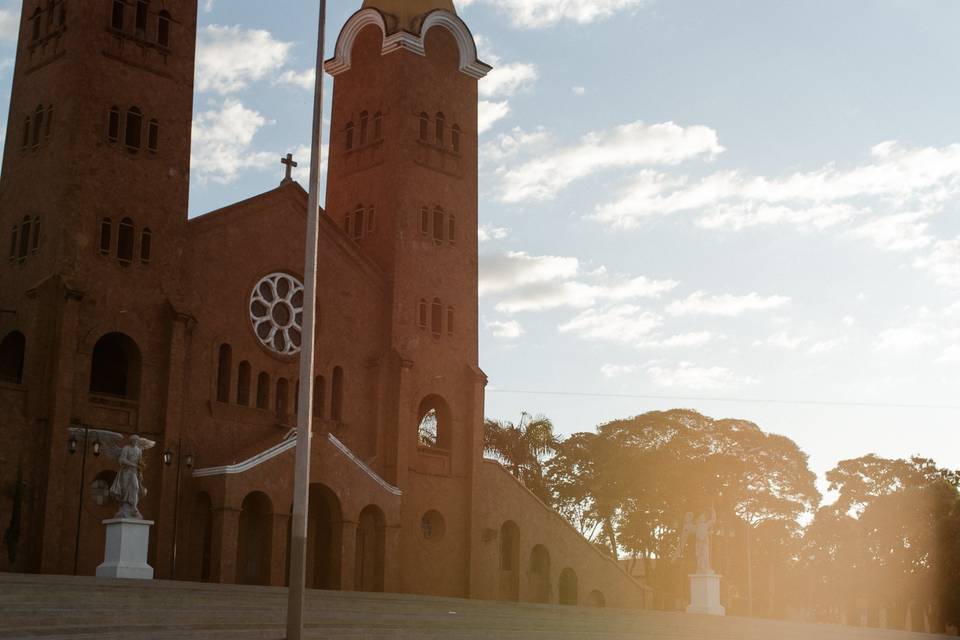 Ensaio com cara de casamento o