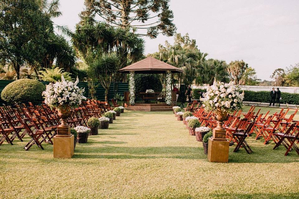 Gazebo decorado