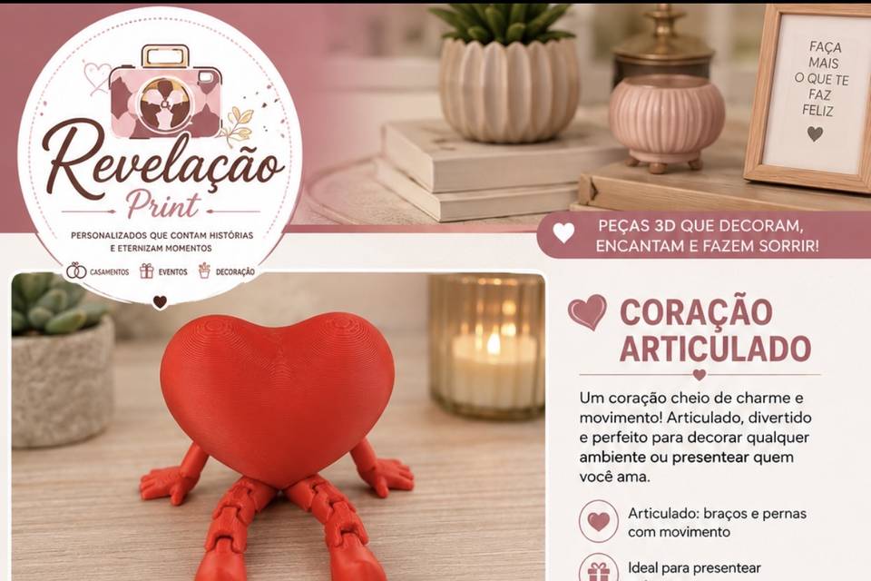 Vasinho sentado e Coracao