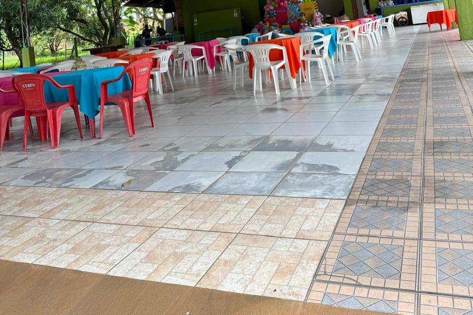Área de estar ampla