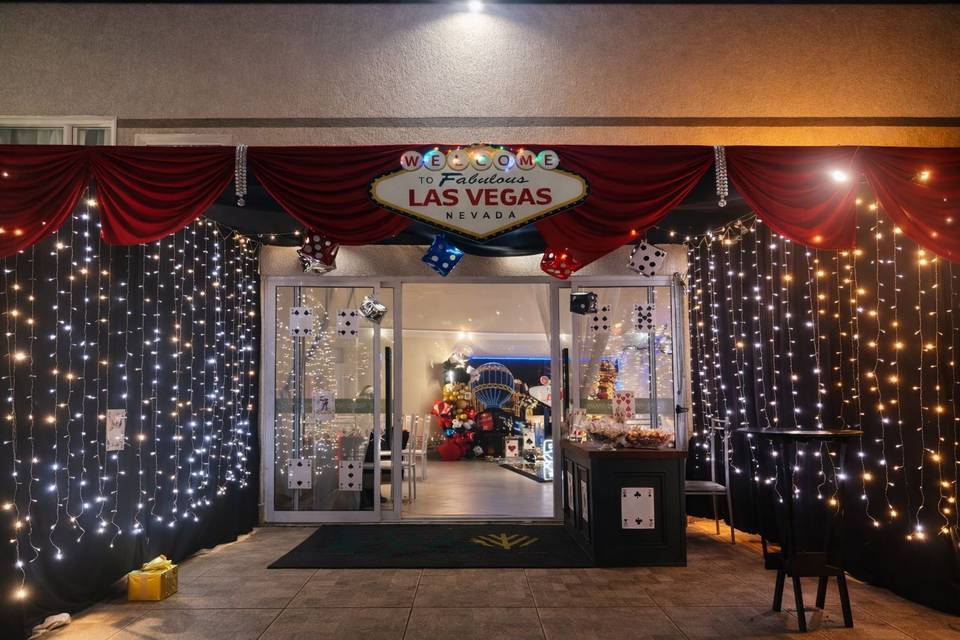 Entrada do salão