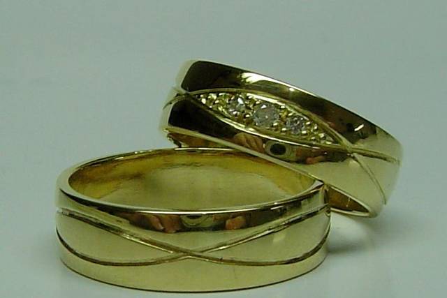 Aliança casamento modelo 329