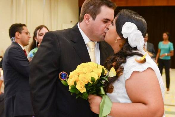 No dia do casamento