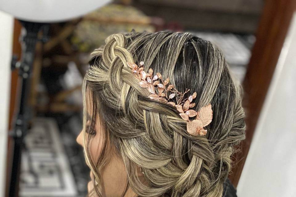 Penteado com trança