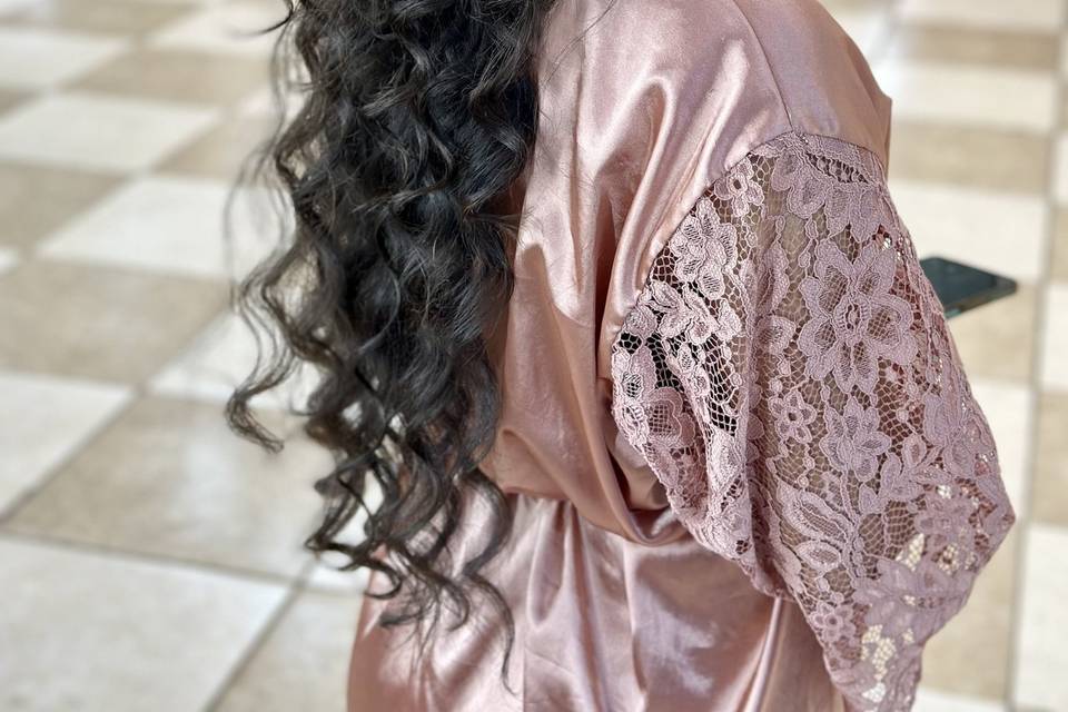 Penteado cabelo longo