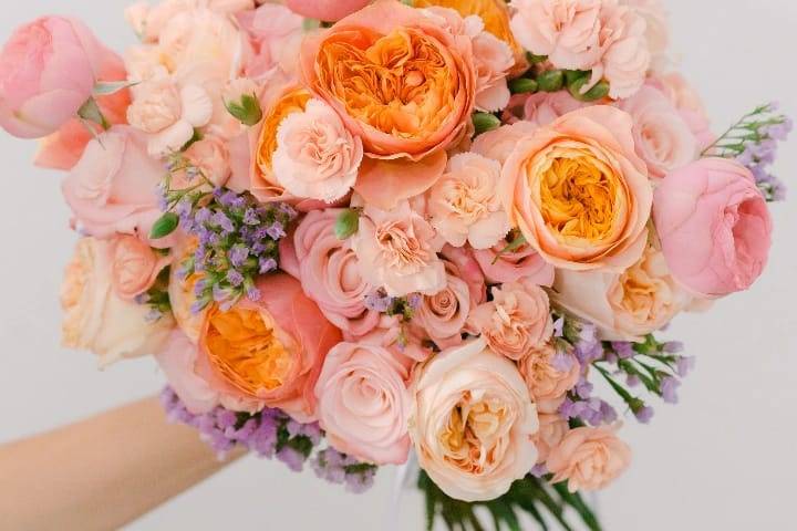 Buquê em tons pastéis!
