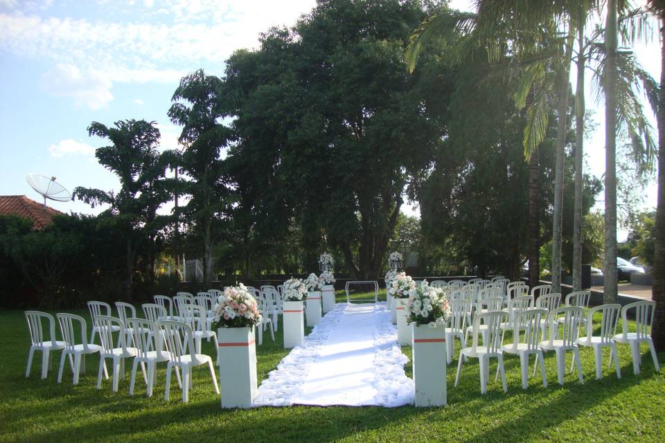 Casamento ao ar livre