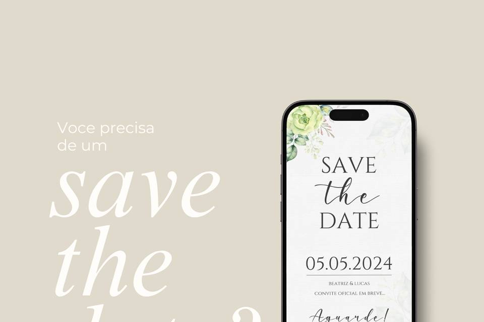 Já tem o seu save the date?