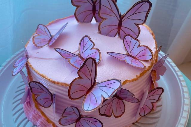 Torta de borboletas