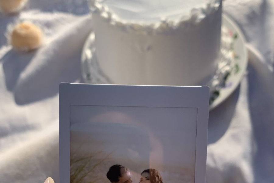 Torta para sessão de foto