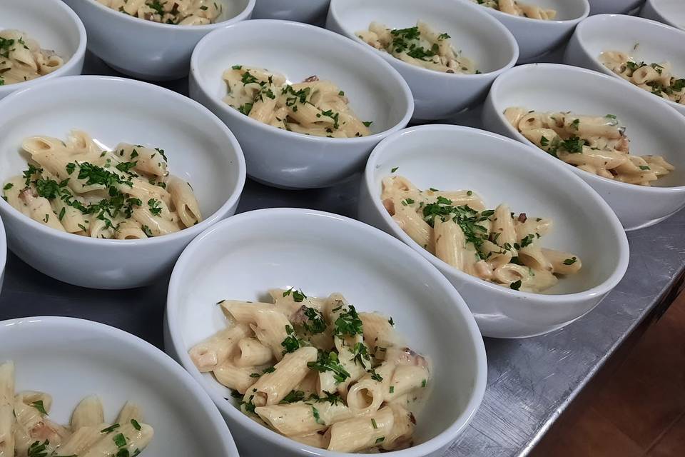 Penne ao molho branco