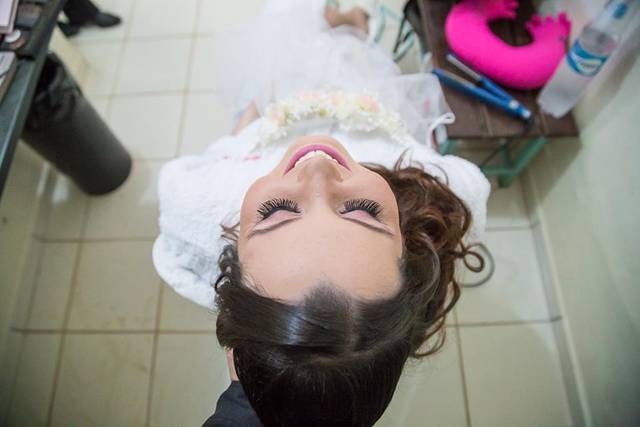 Maquiagem e penteado