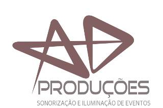 AD Produções Sonorização e Iluminação Logo