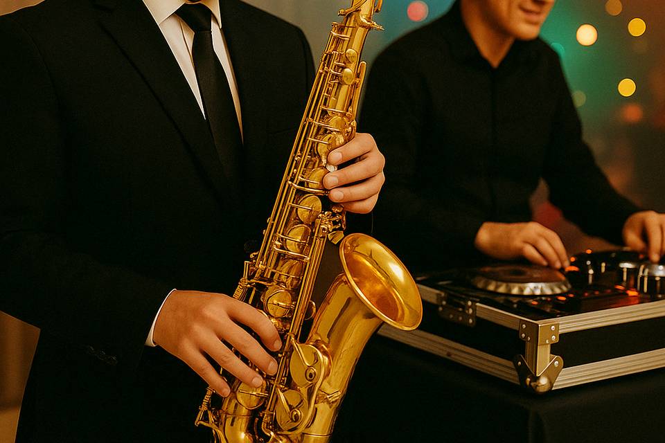 Sax com DJ
