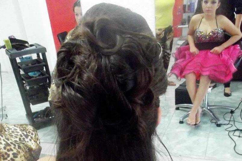 Penteado debutante