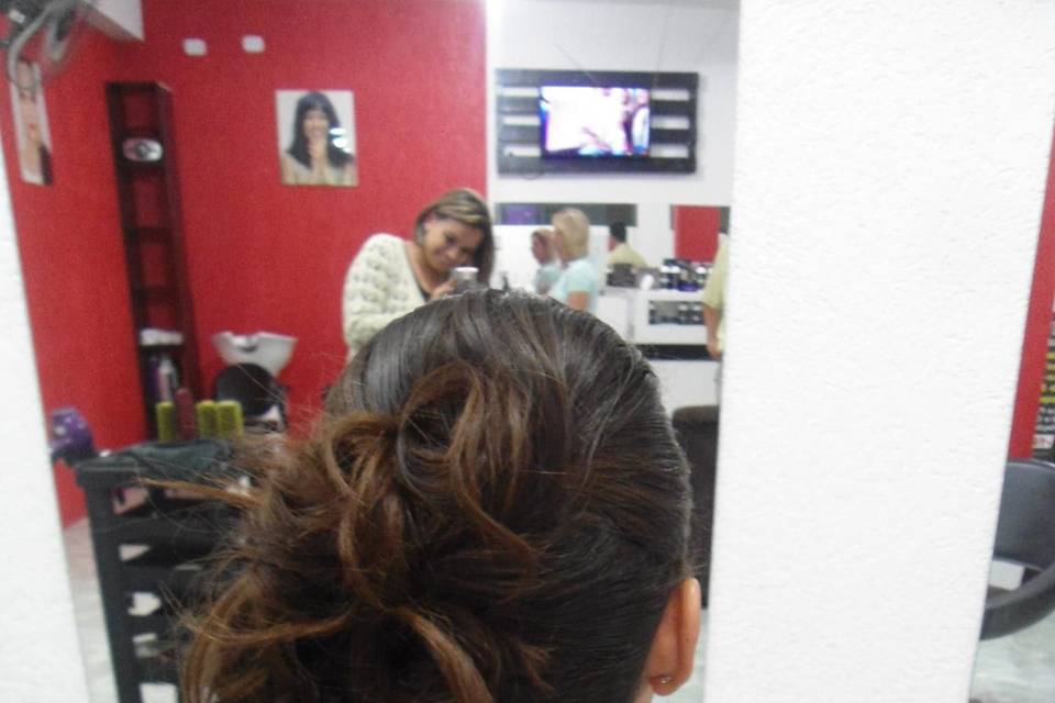 Penteado debutante