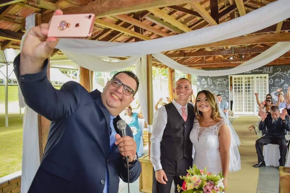Aquele primeira selfie de casados