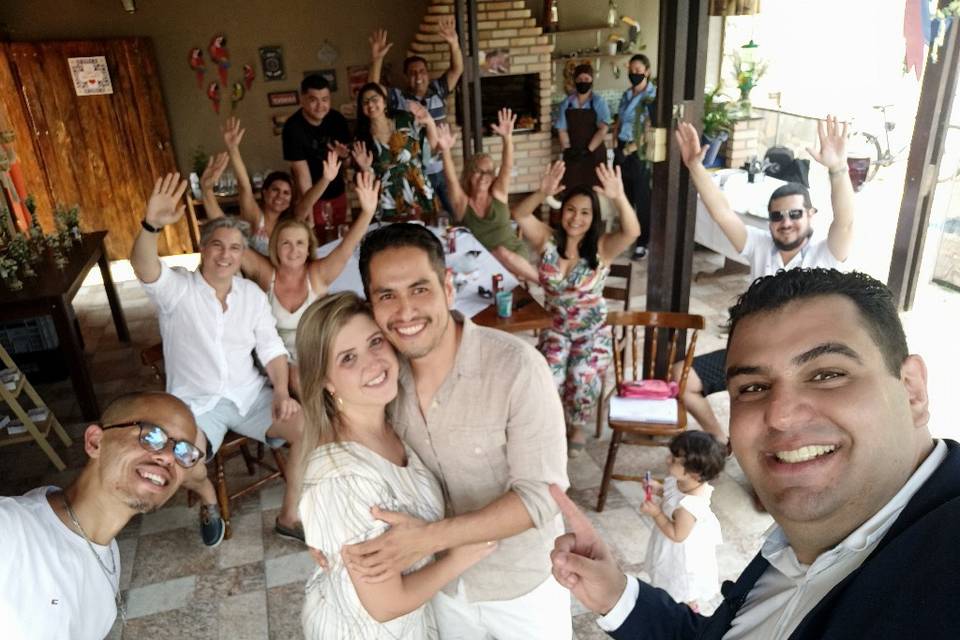 Primeira 🤳 de casados!