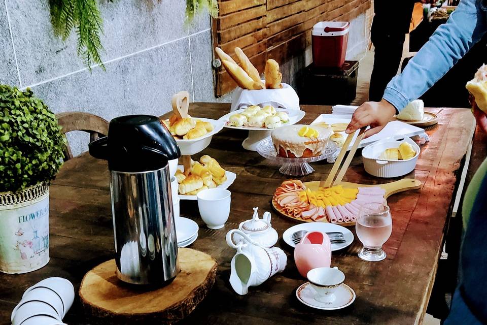 Mesa de café da manhã