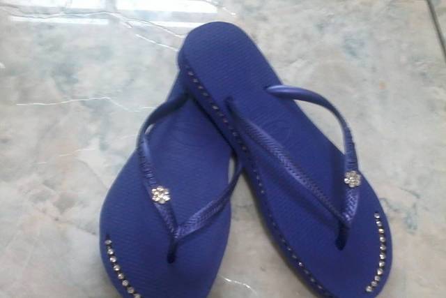 Chinelos Strass Modelo 303