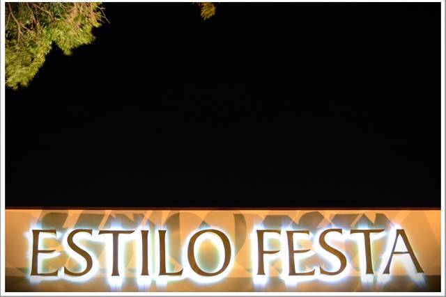 Logo estilo festa