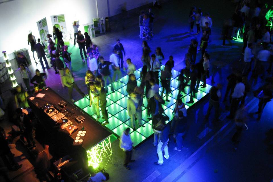 Pista de dança em LED