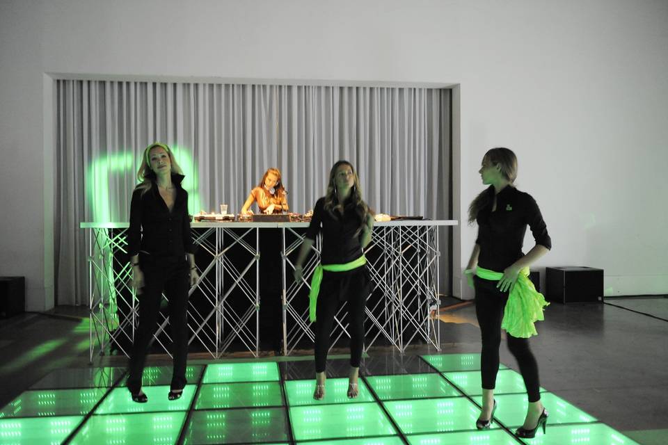 Pista de dança em LED