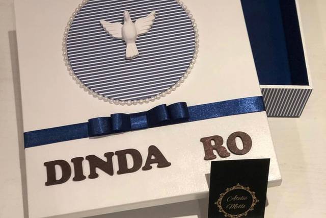 Caixa convite de batizado